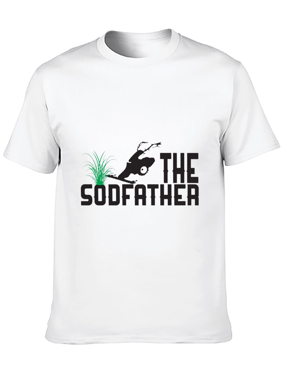 The Sodfather Funny Lawn Mowing T-Shirt