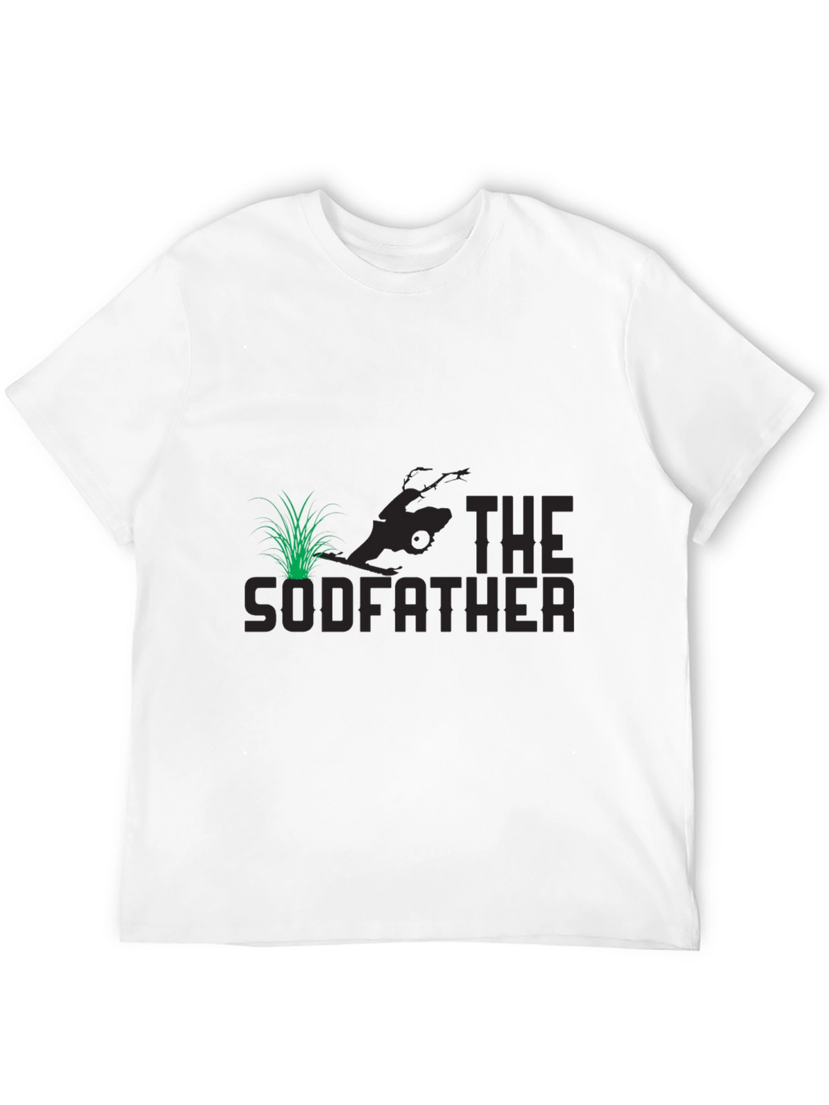 The Sodfather Funny Lawn Mowing T-Shirt