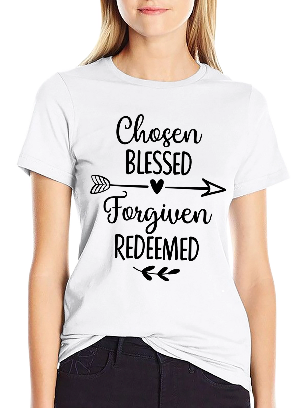Chosen Blessed Forgiven Tee