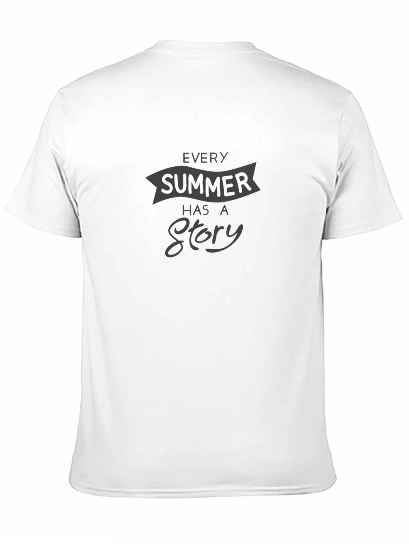 Summer Story Graphic Tee - Classic Black T-Shirt