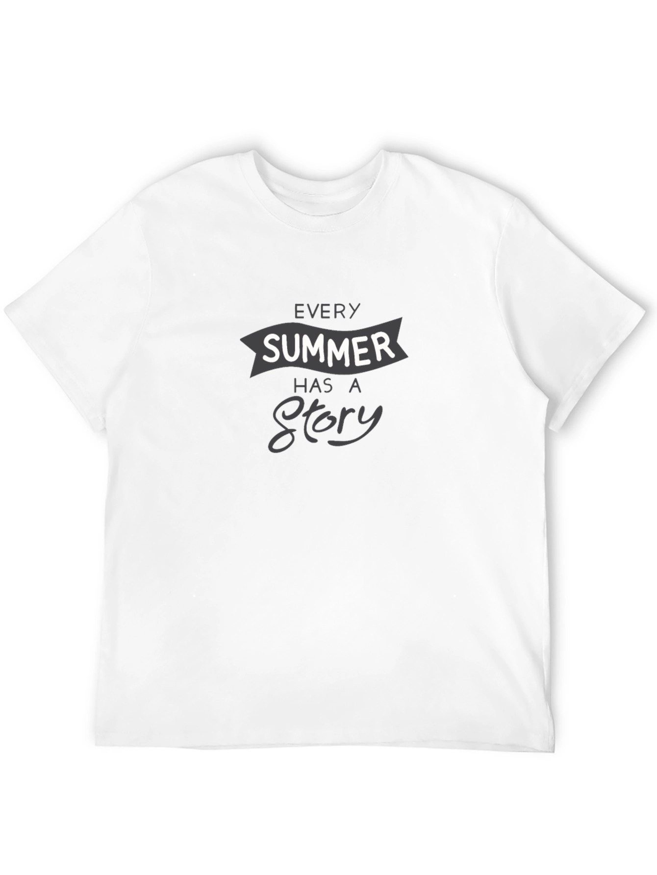 Summer Story Graphic Tee - Classic Black T-Shirt