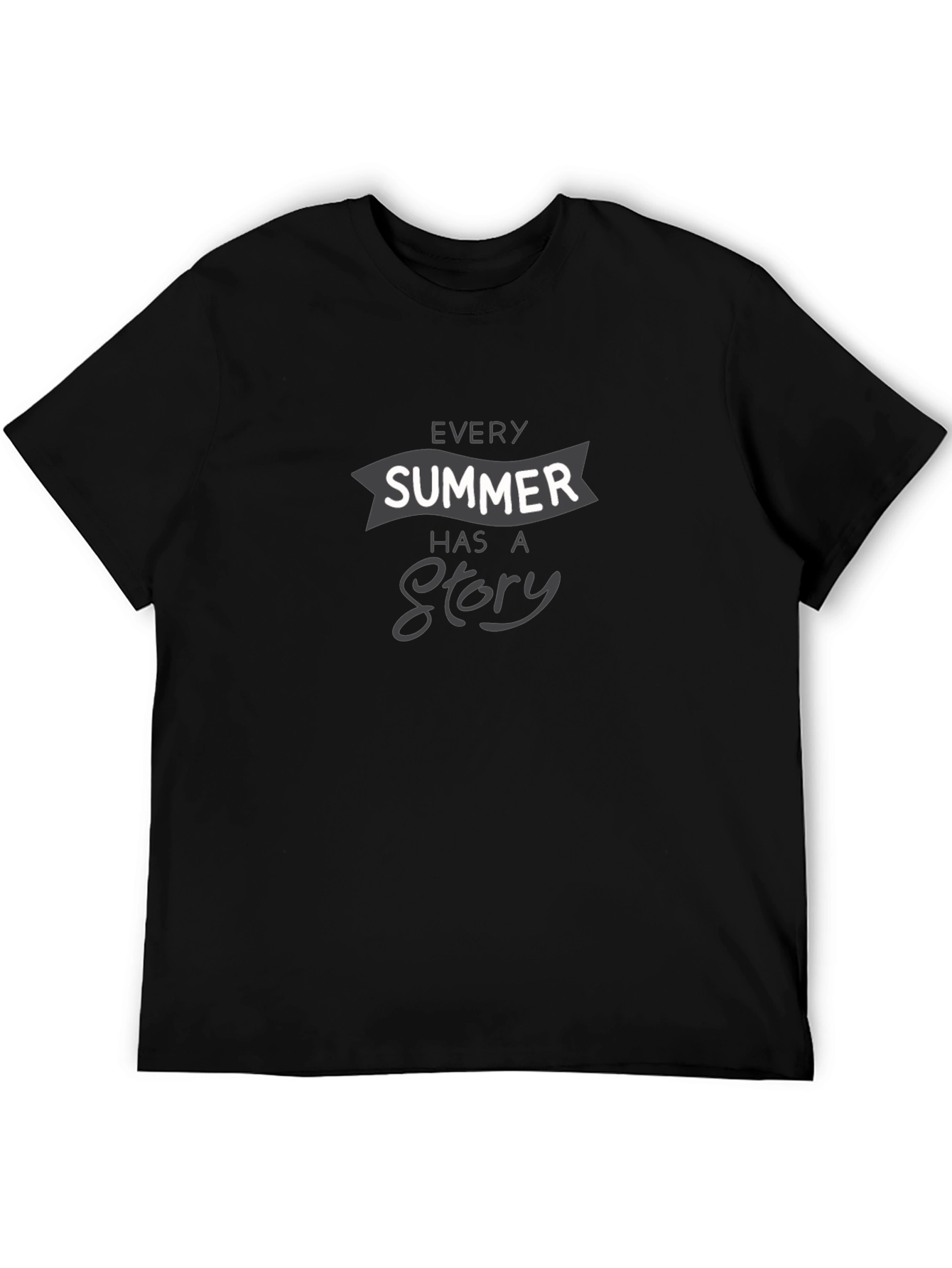 Summer Story Graphic Tee - Classic Black T-Shirt