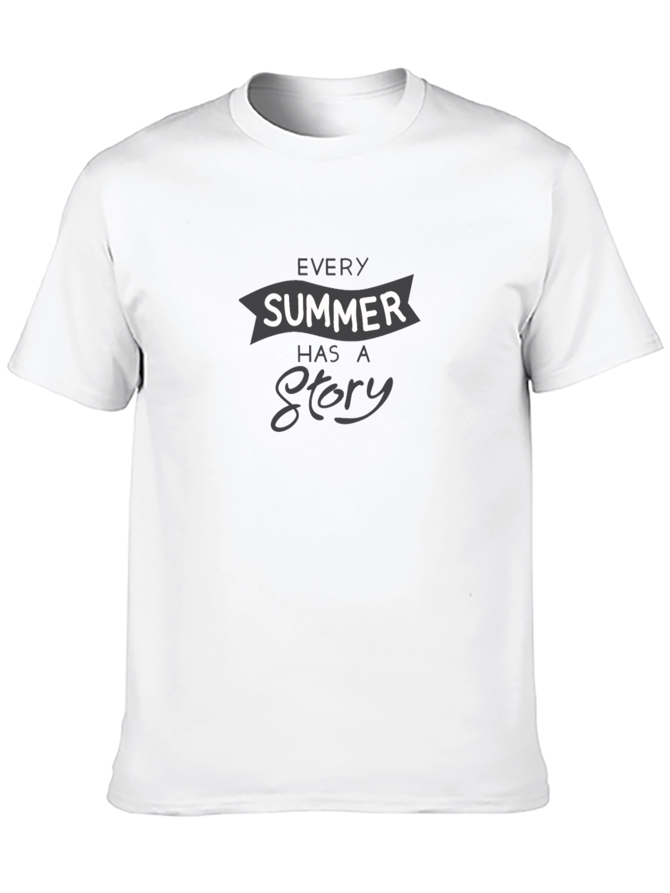 Summer Story Graphic Tee - Classic Black T-Shirt