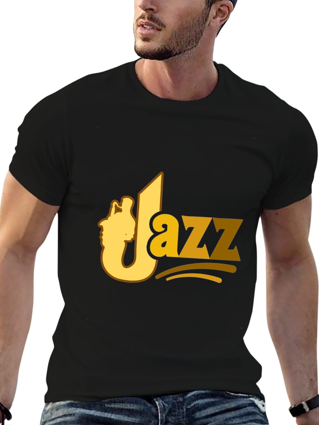 Cool Black Jazz Music T-Shirt