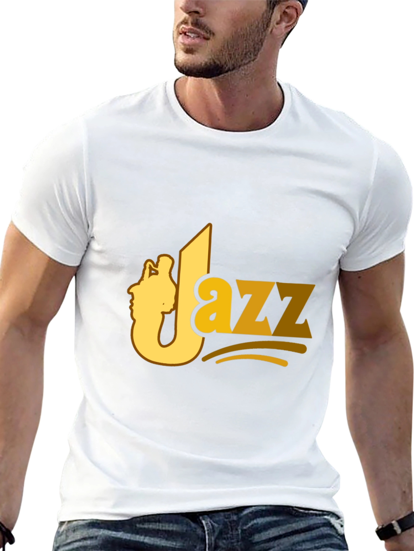 Cool Black Jazz Music T-Shirt