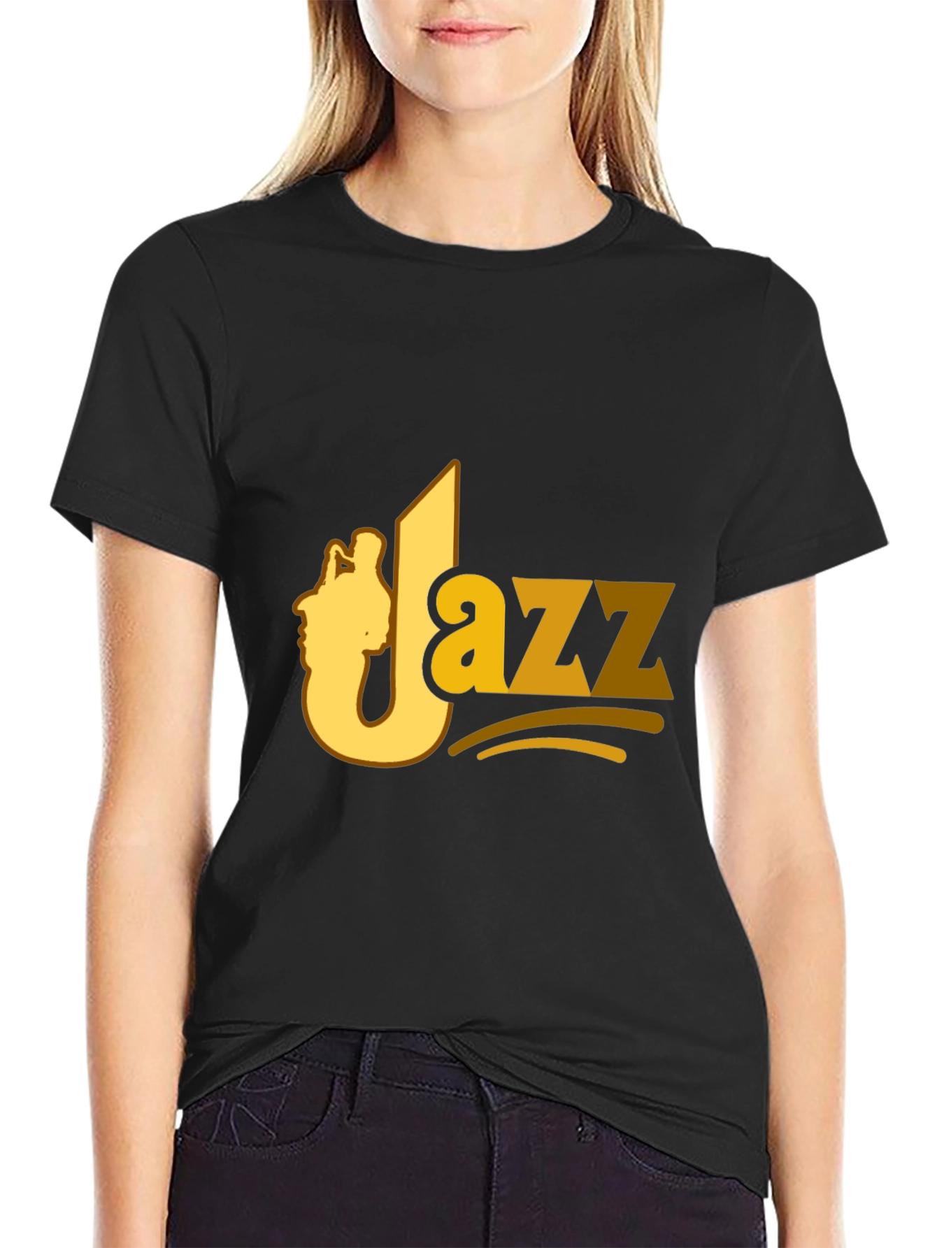 Cool Black Jazz Music T-Shirt