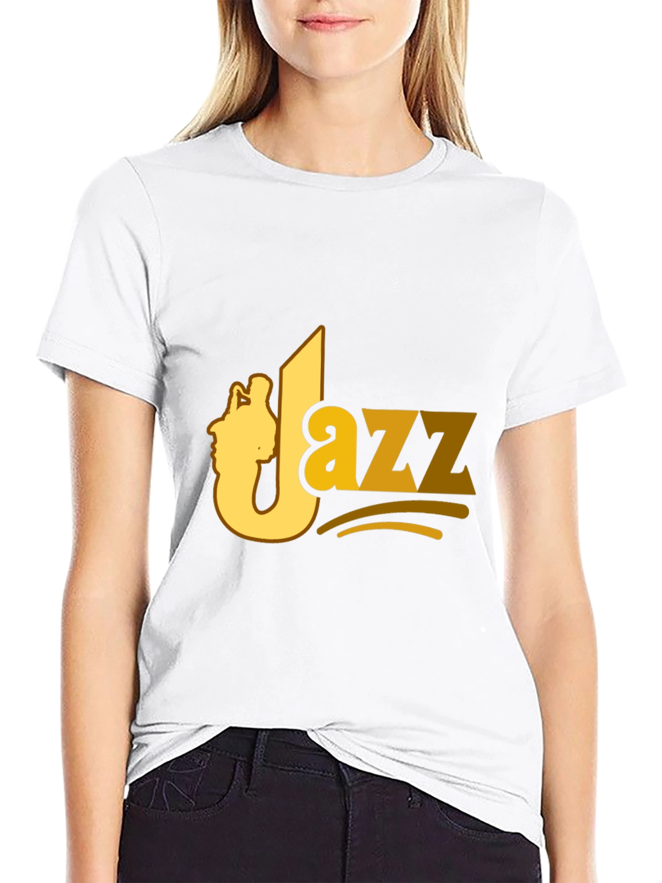 Cool Black Jazz Music T-Shirt