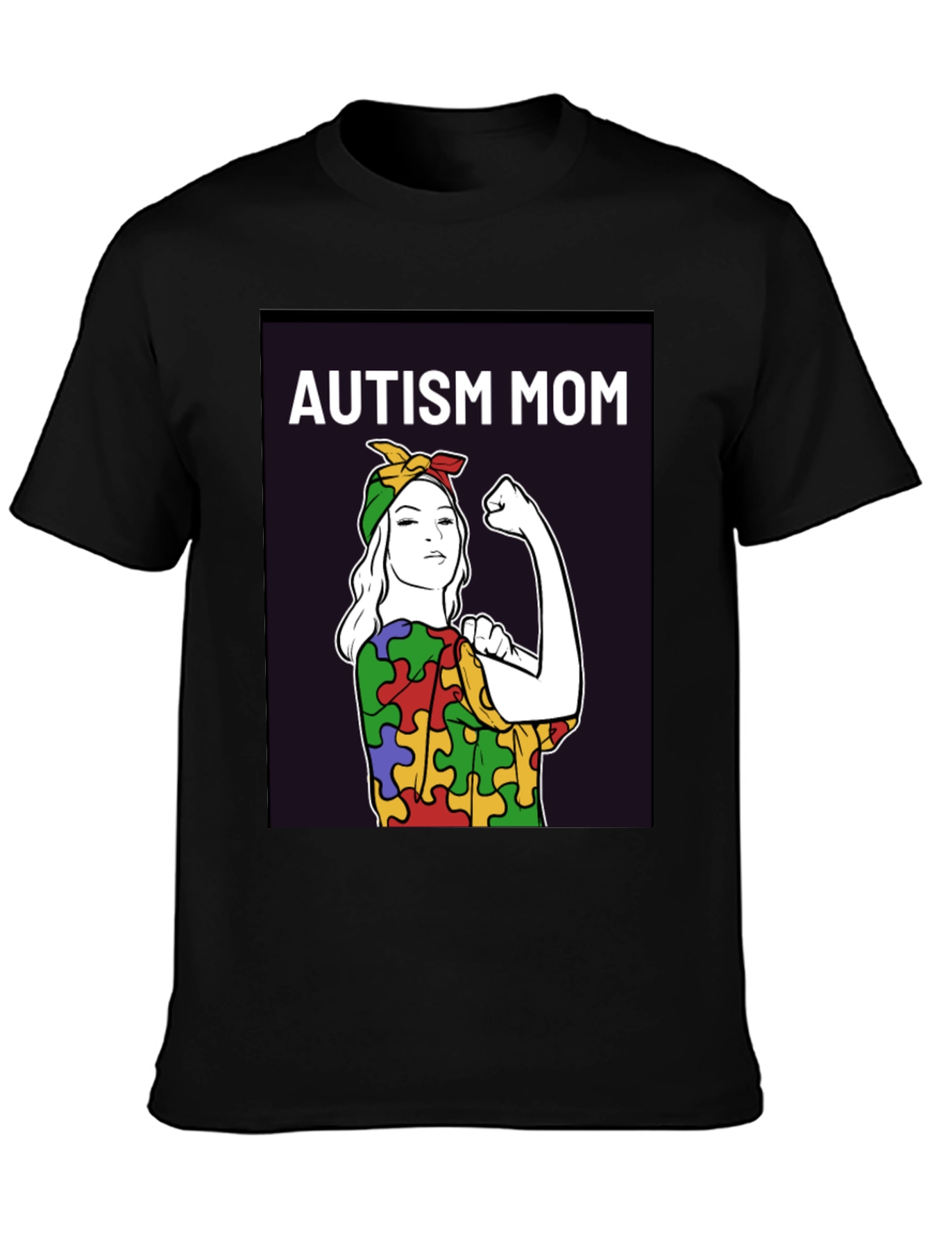Autism Mom T-Shirt: Empowering Puzzle Piece Design
