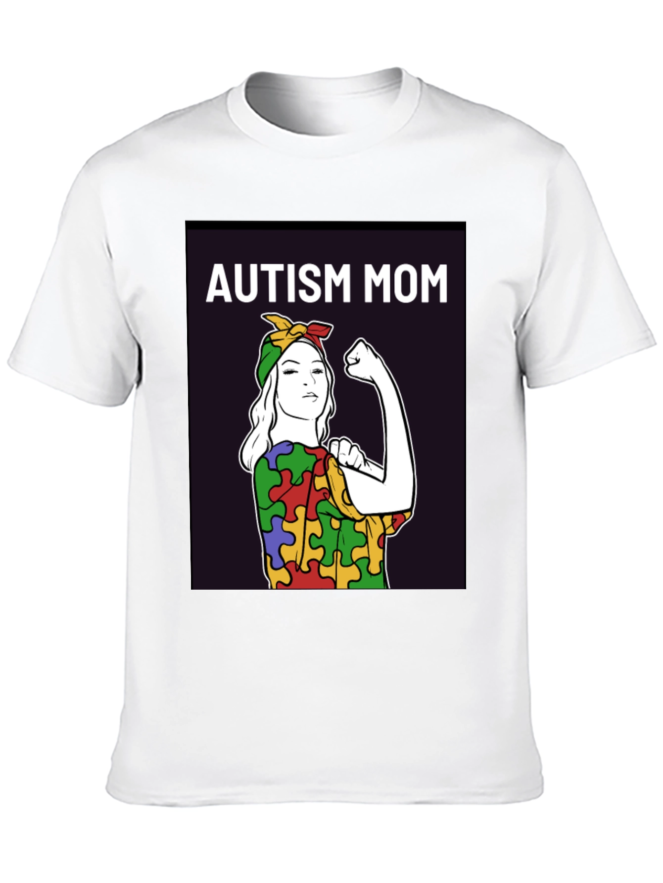 Autism Mom T-Shirt: Empowering Puzzle Piece Design