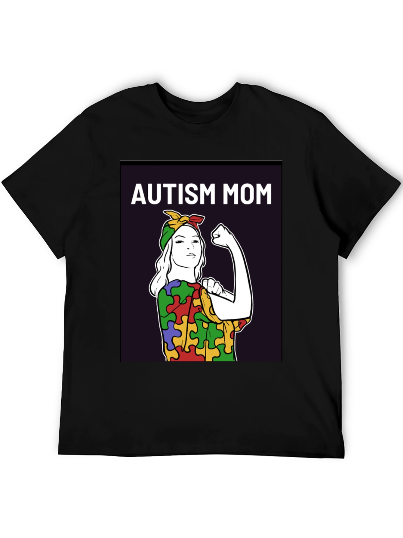 Autism Mom T-Shirt: Empowering Puzzle Piece Design