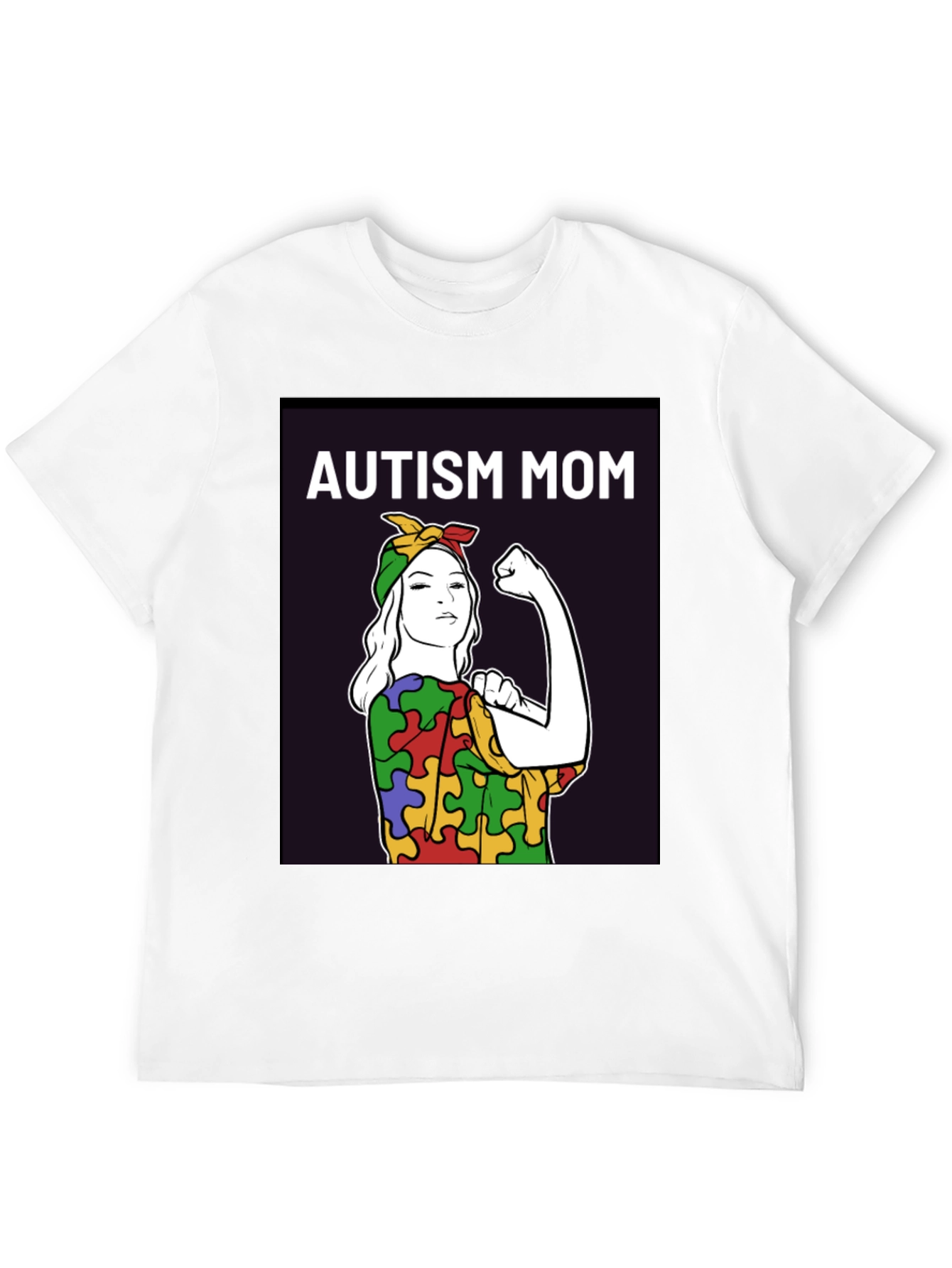 Autism Mom T-Shirt: Empowering Puzzle Piece Design