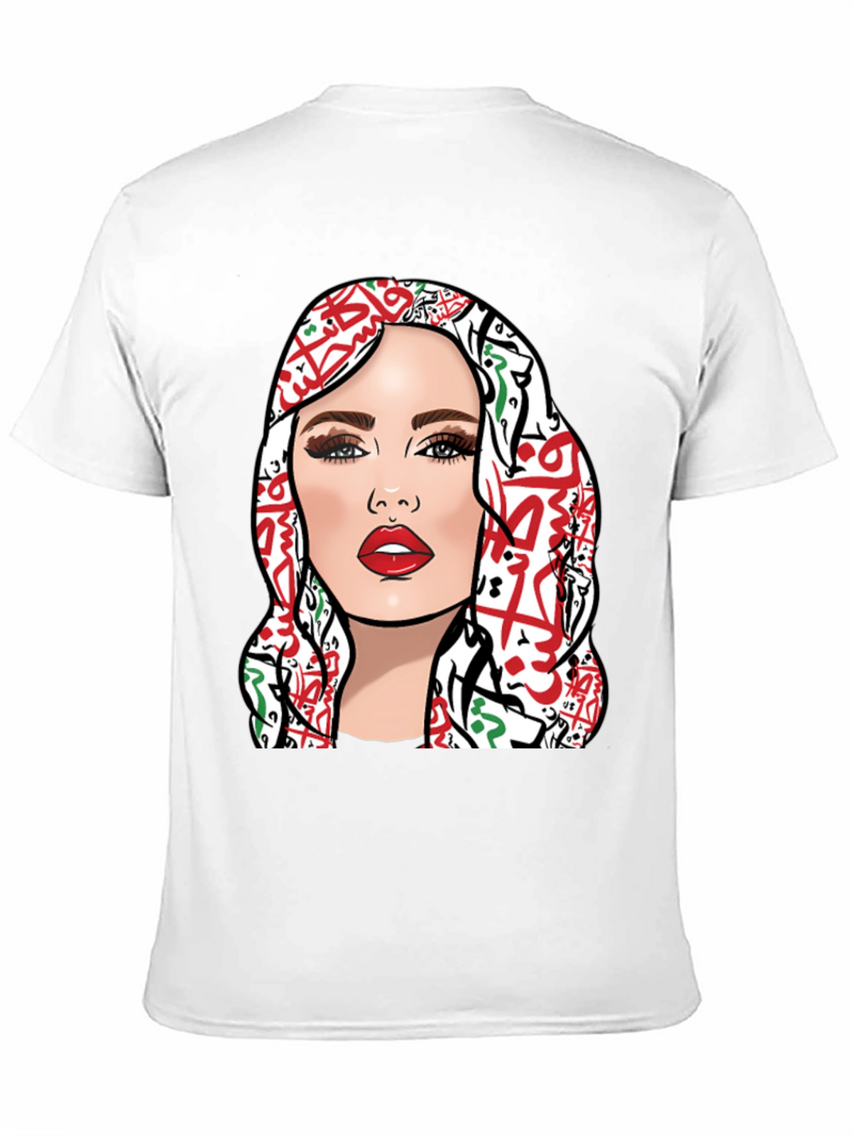 Palestine Woman Graphic T-Shirt