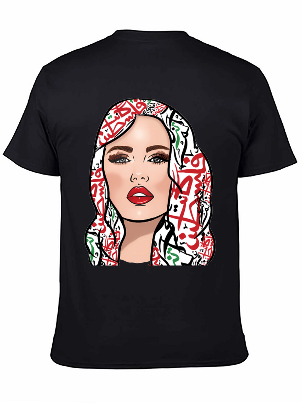 Palestine Woman Graphic T-Shirt