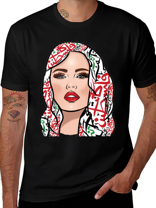 Palestine Woman Graphic T-Shirt