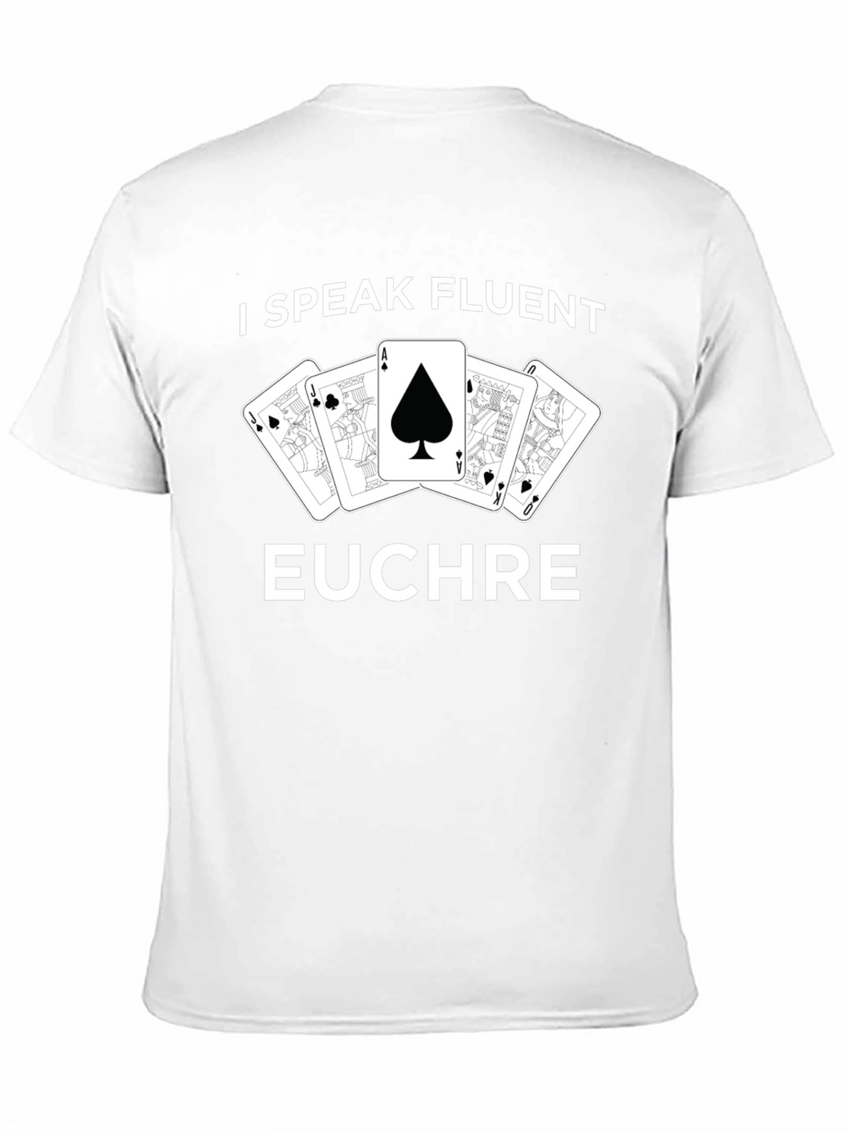 Fluent Euchre Card Game Graphic Tee