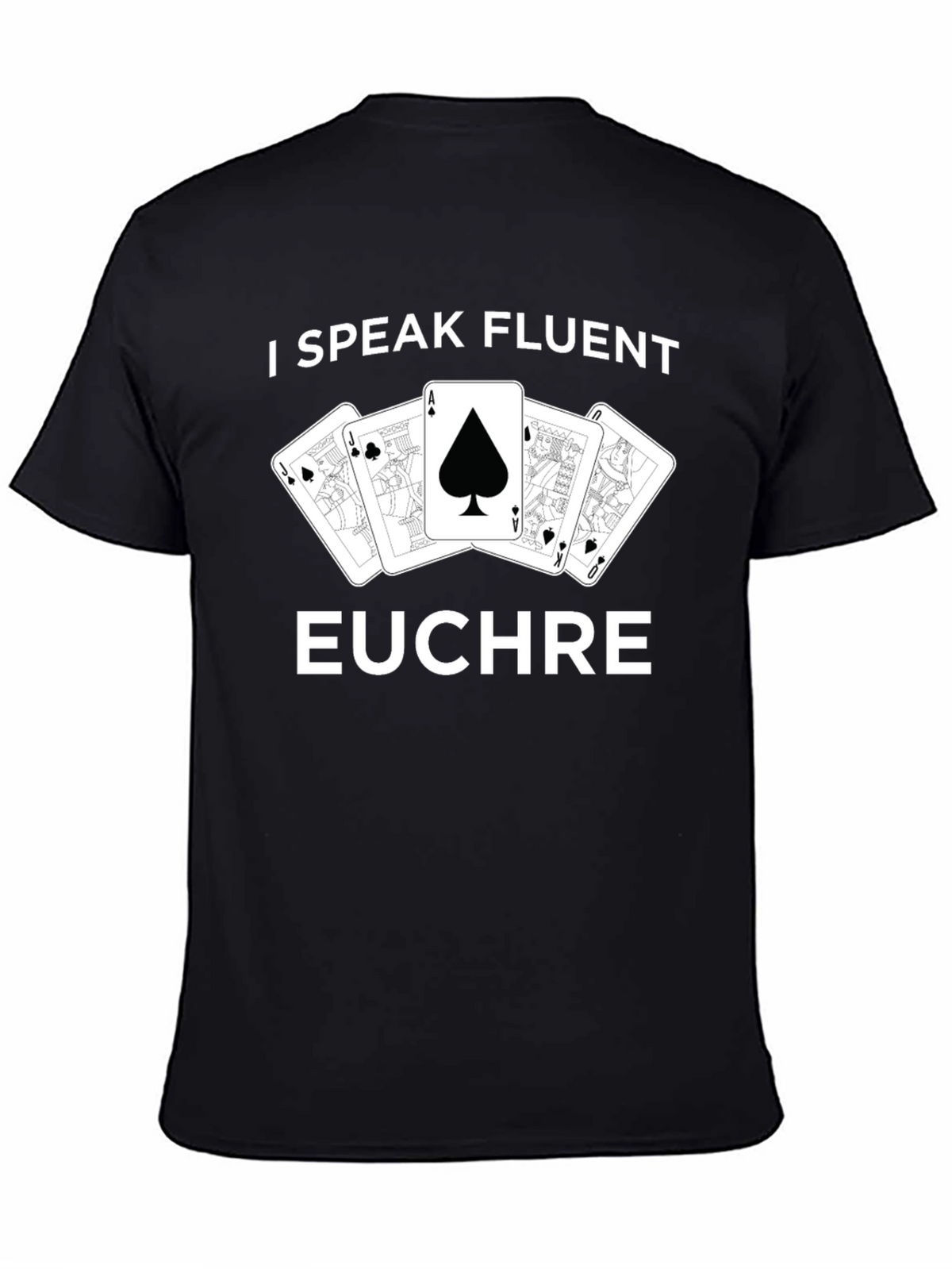 Fluent Euchre Card Game Graphic Tee