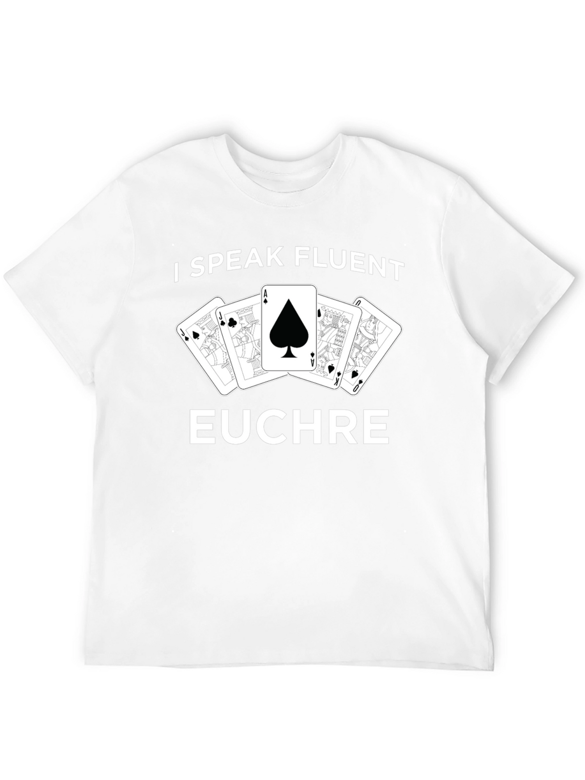 Fluent Euchre Card Game Graphic Tee