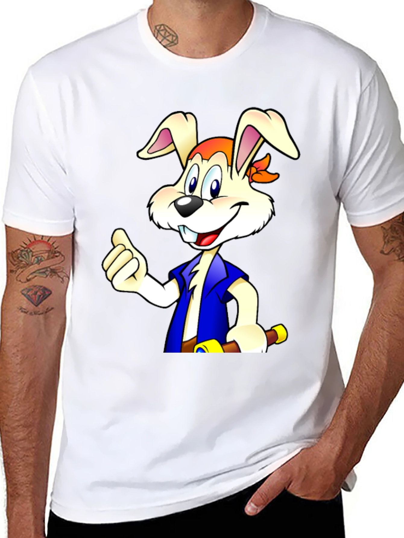Cartoon Rabbit Pirate T-Shirt