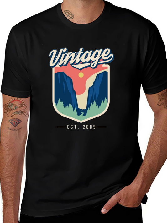 Vintage 2005 Yosemite Graphic Tee - Black