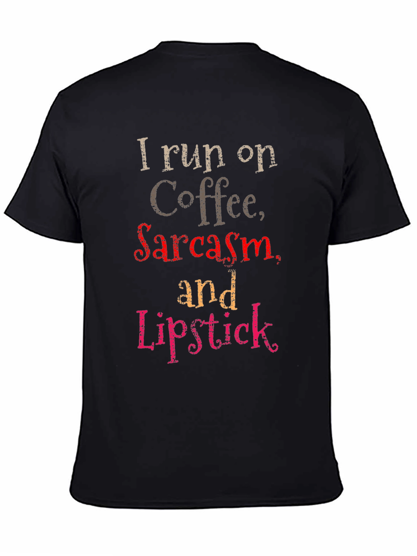 Coffee Sarcasm & Lipstick Graphic Tee