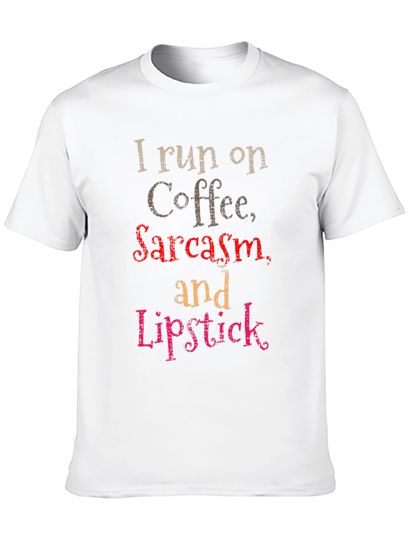 Coffee Sarcasm & Lipstick Graphic Tee