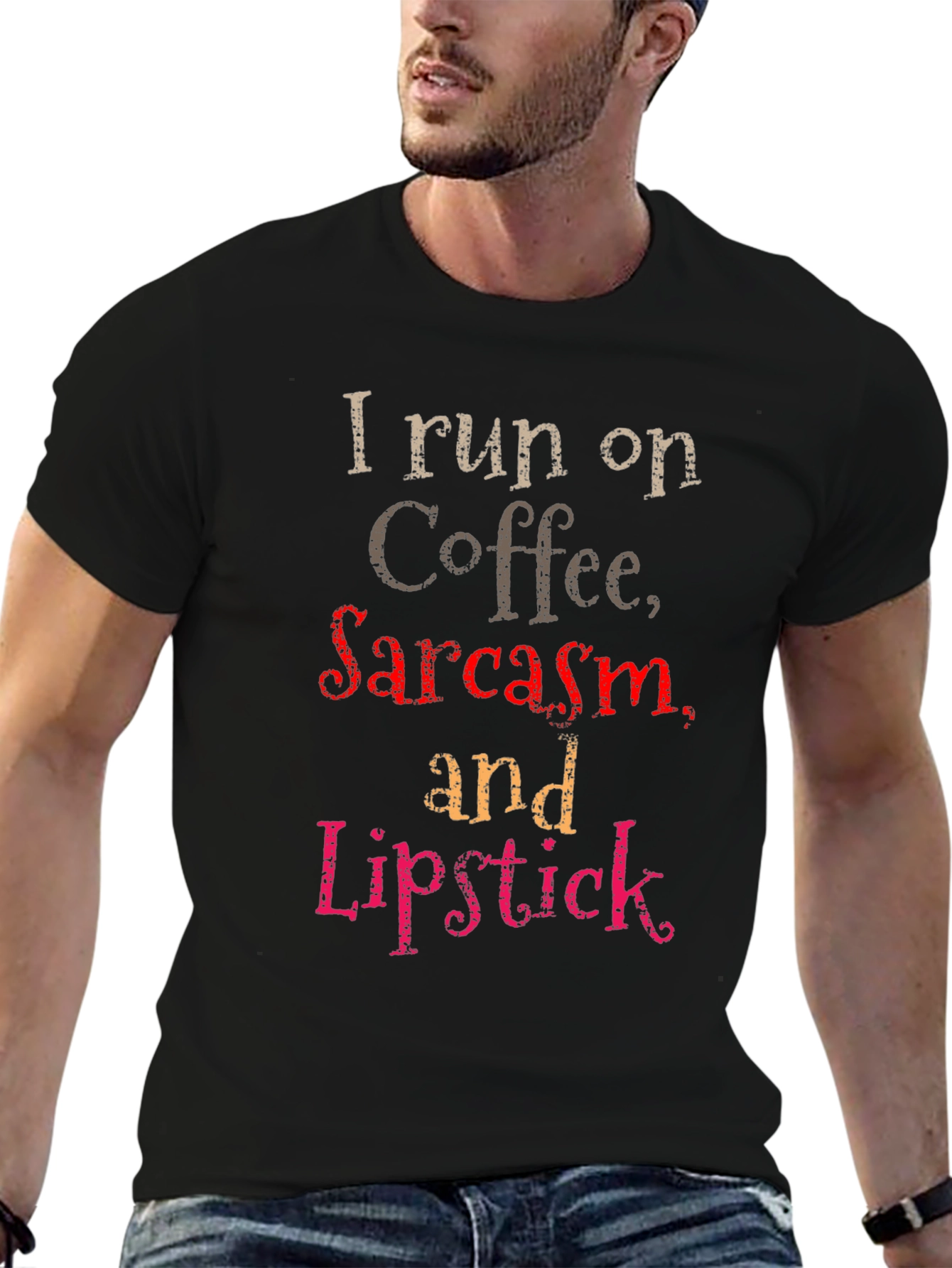 Coffee Sarcasm & Lipstick Graphic Tee