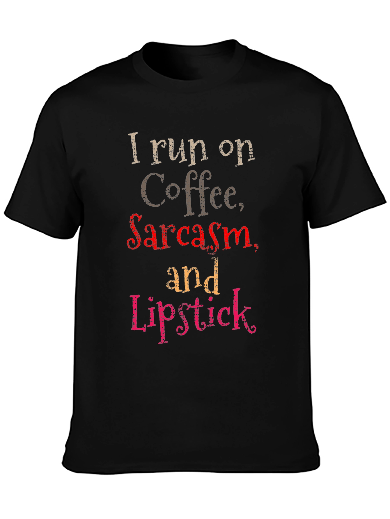 Coffee Sarcasm & Lipstick Graphic Tee