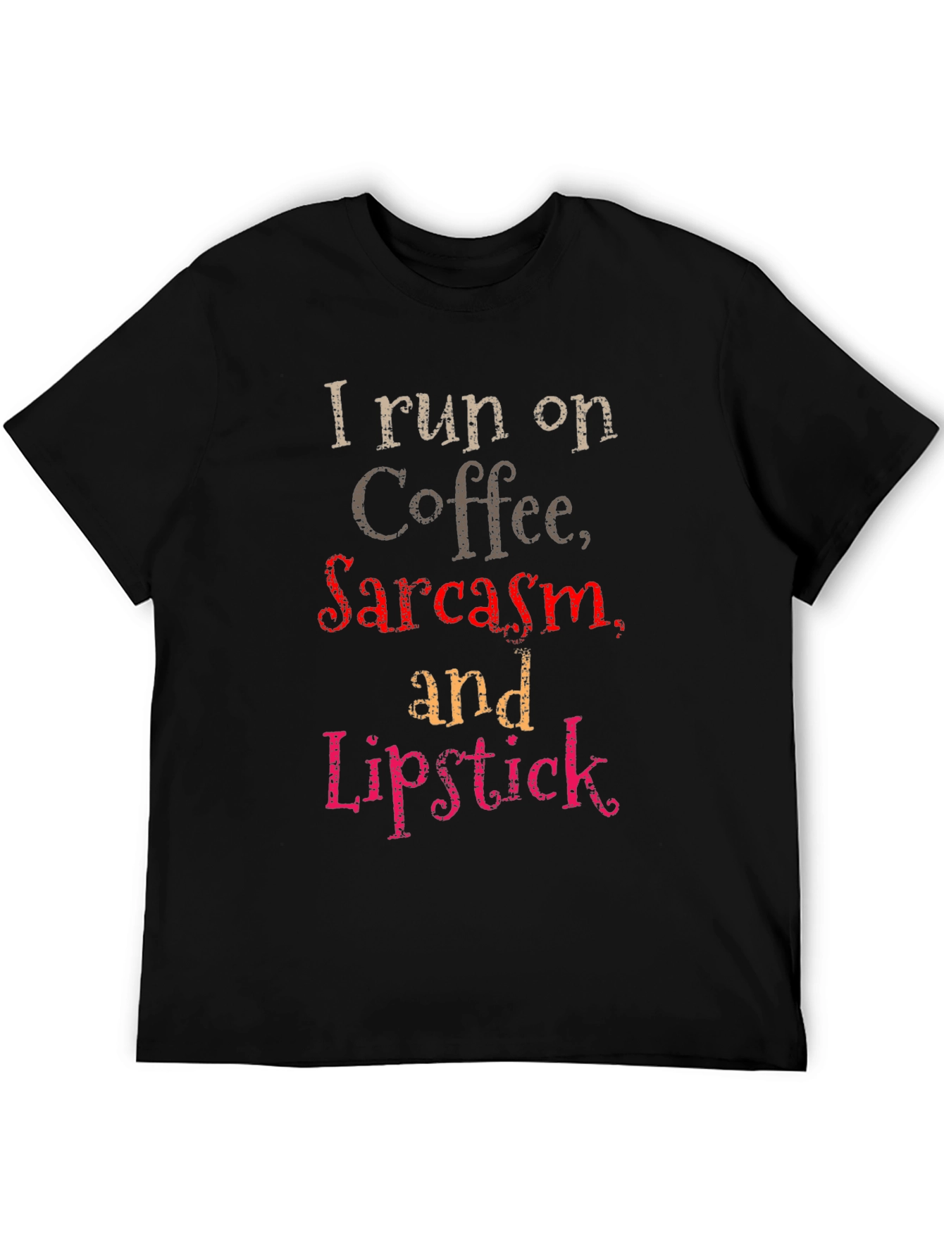 Coffee Sarcasm & Lipstick Graphic Tee