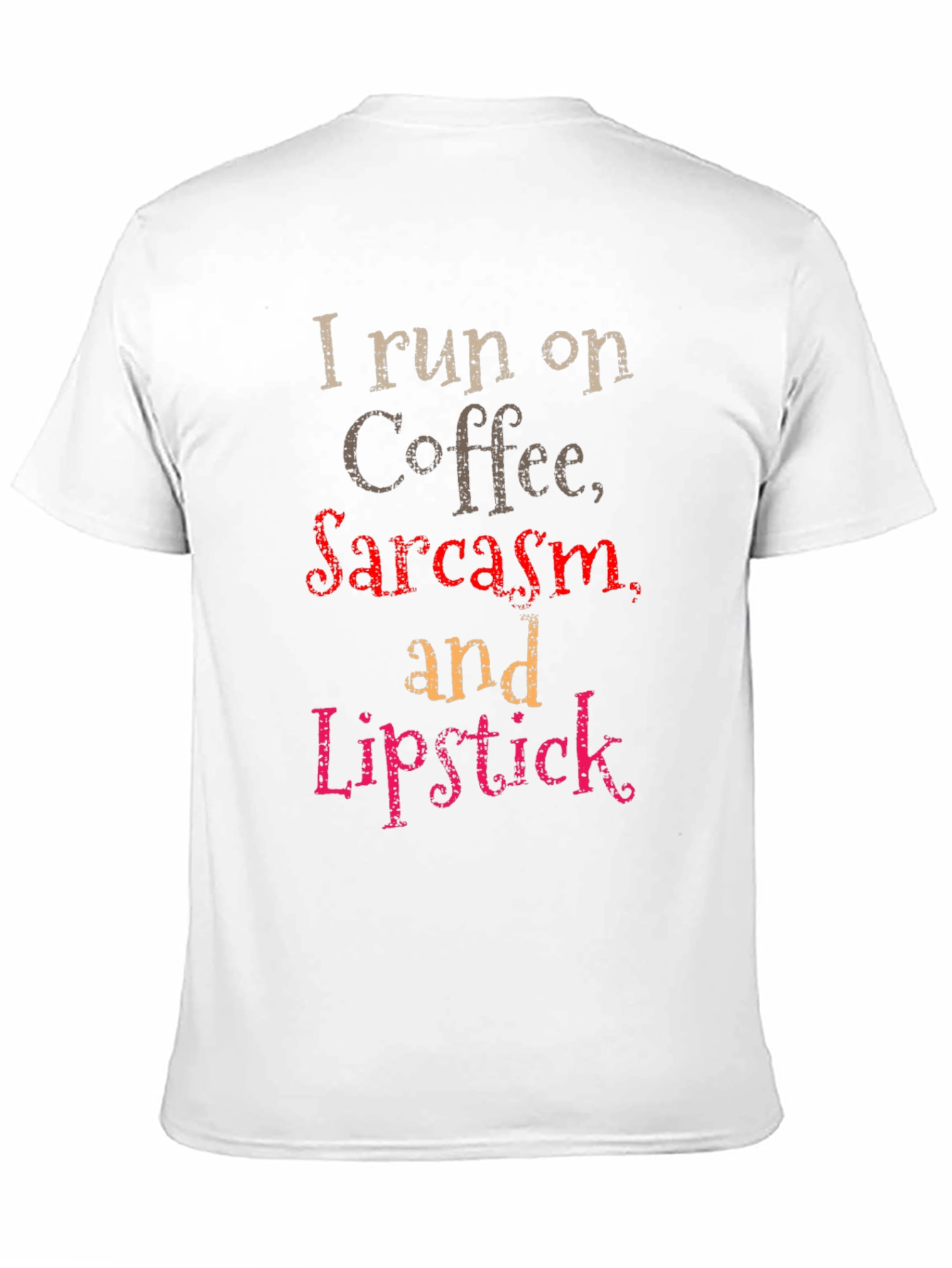 Coffee Sarcasm & Lipstick Graphic Tee