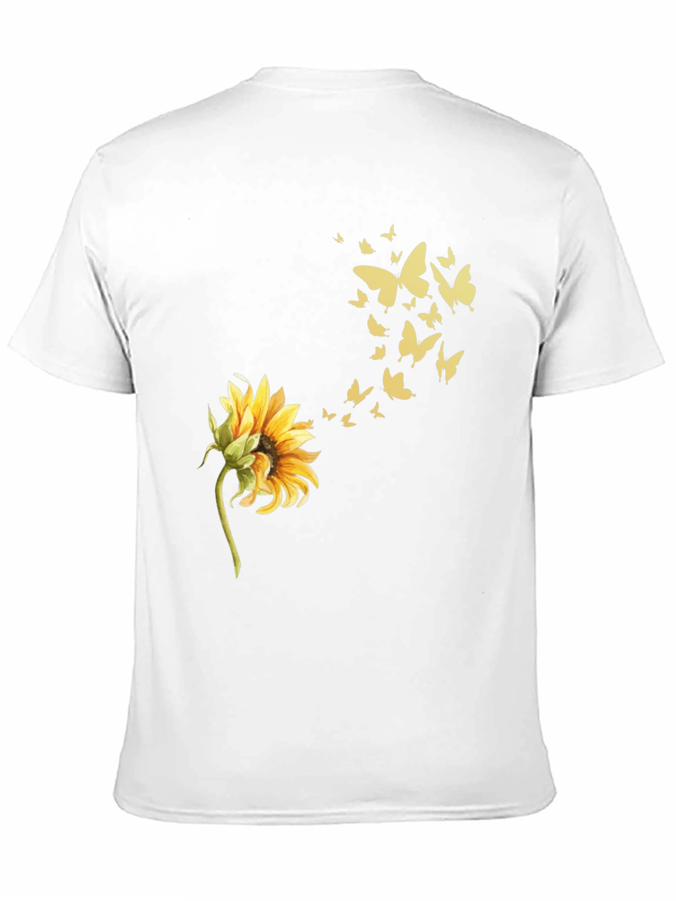 Sunflower Butterfly Graphic Tee