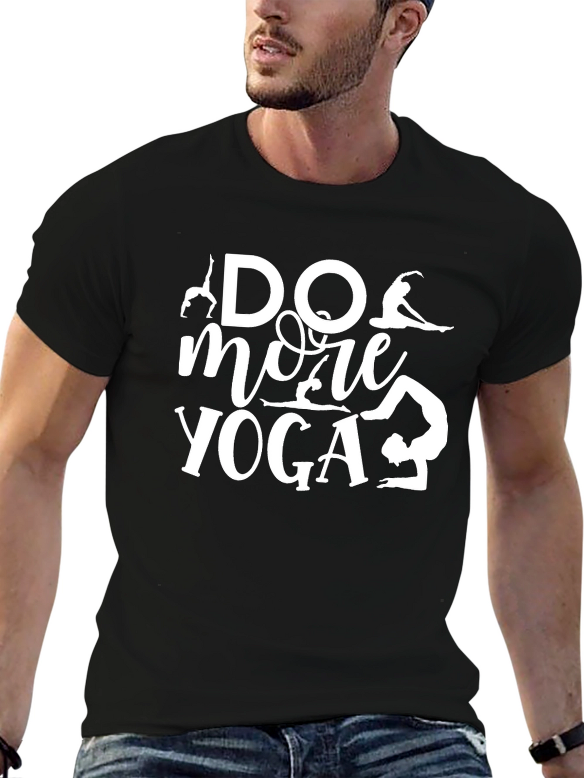 Do More Yoga Black T-Shirt