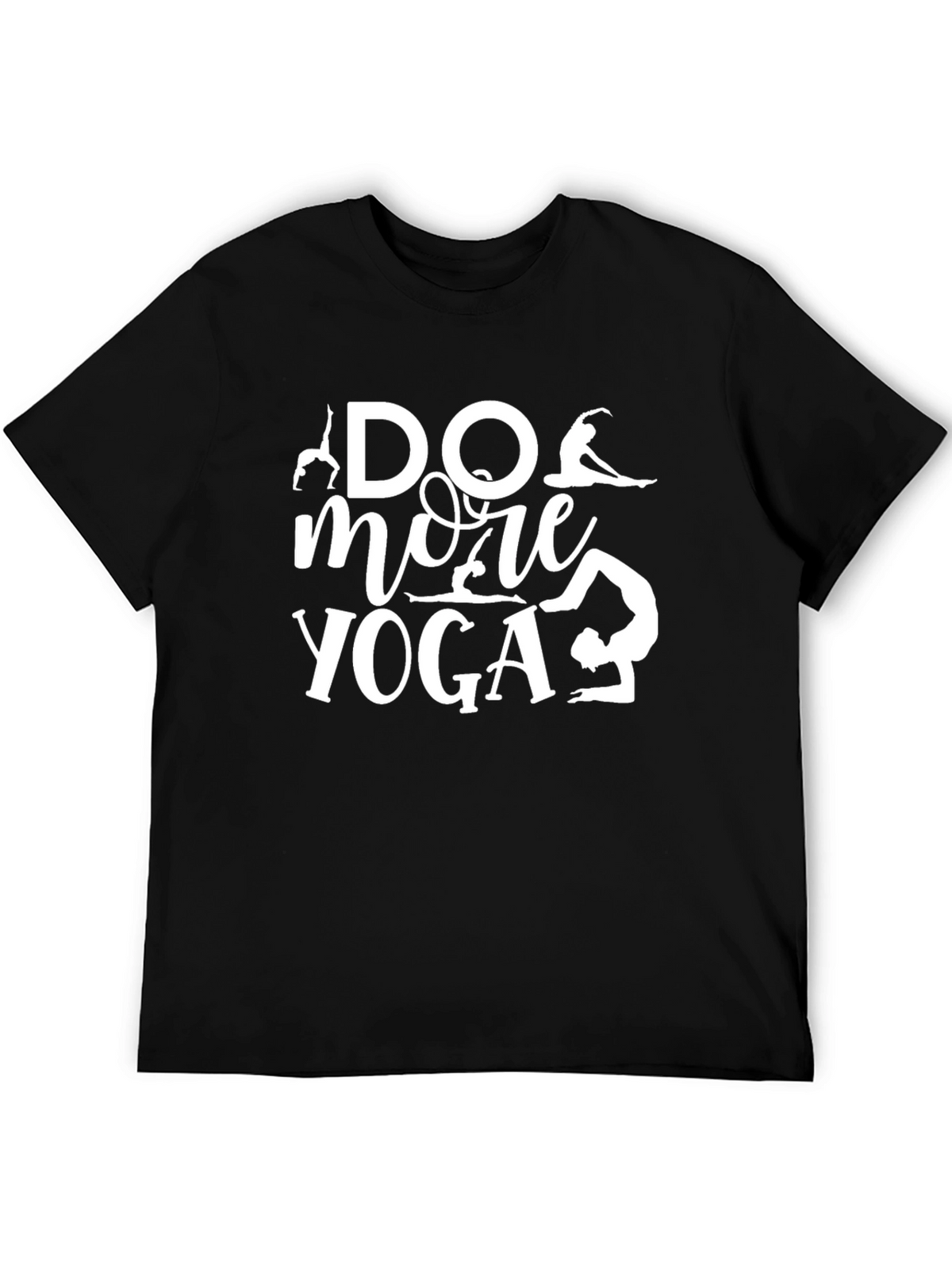 Do More Yoga Black T-Shirt