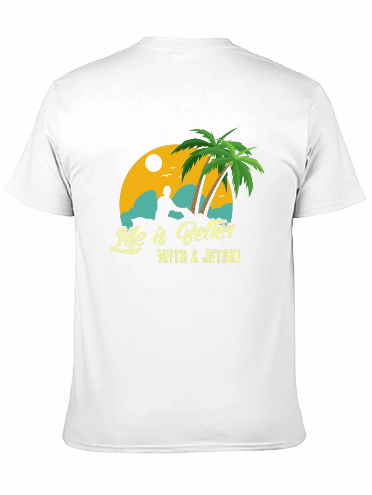 Life Is Better With A Jetski Black T-Shirt