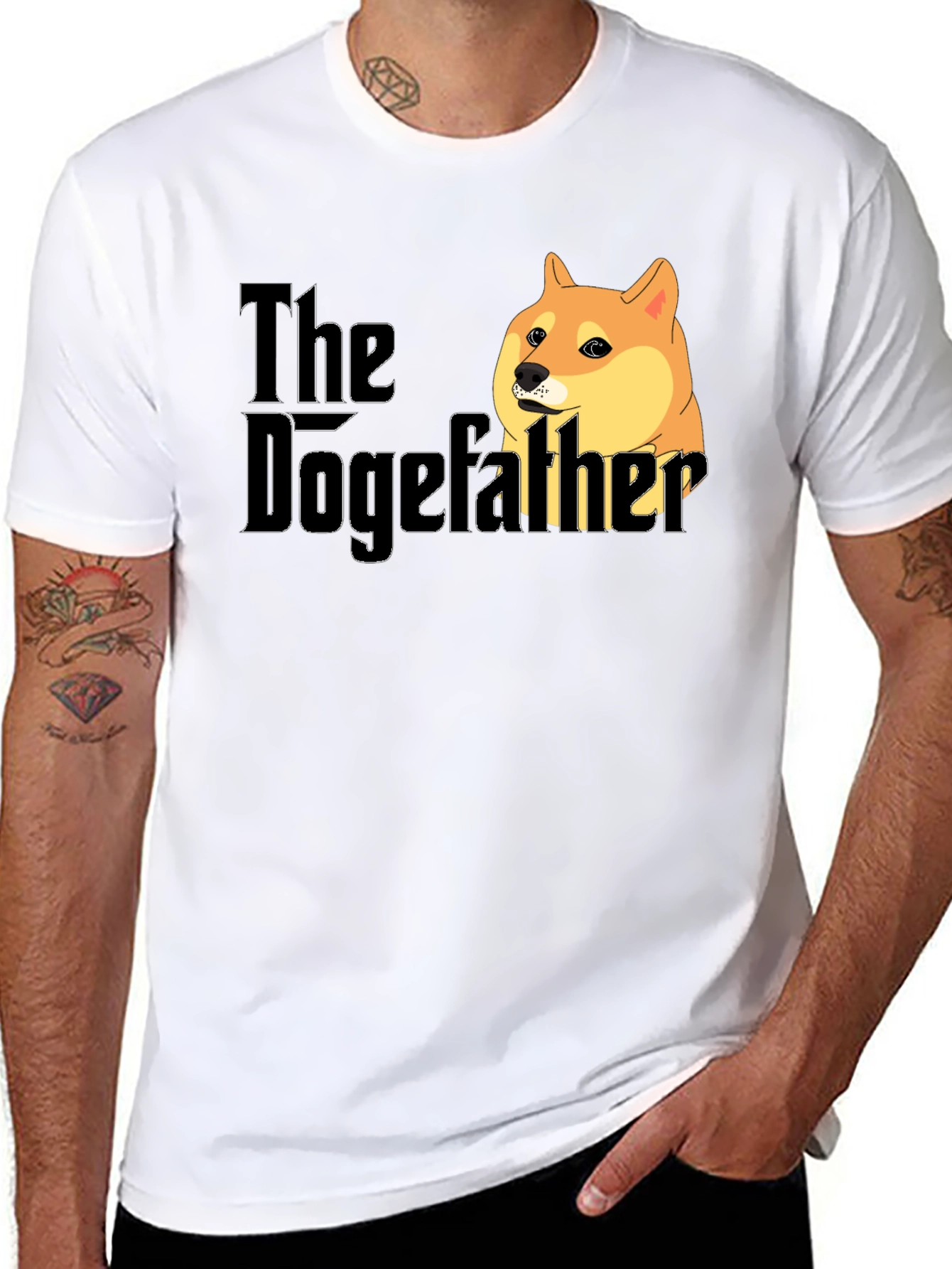The Dogefather T-Shirt - Meme Crypto Design