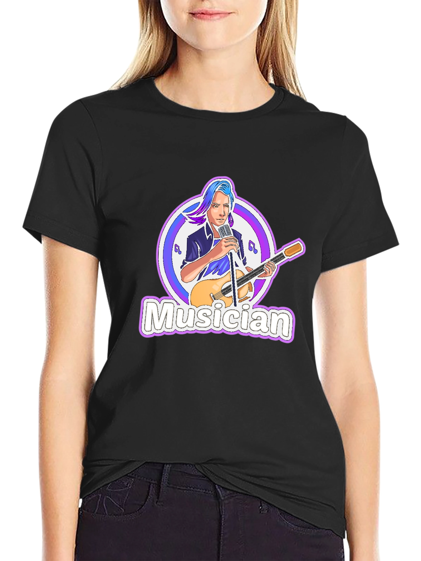 Musician Graphic T-Shirt - Cool Band Tee