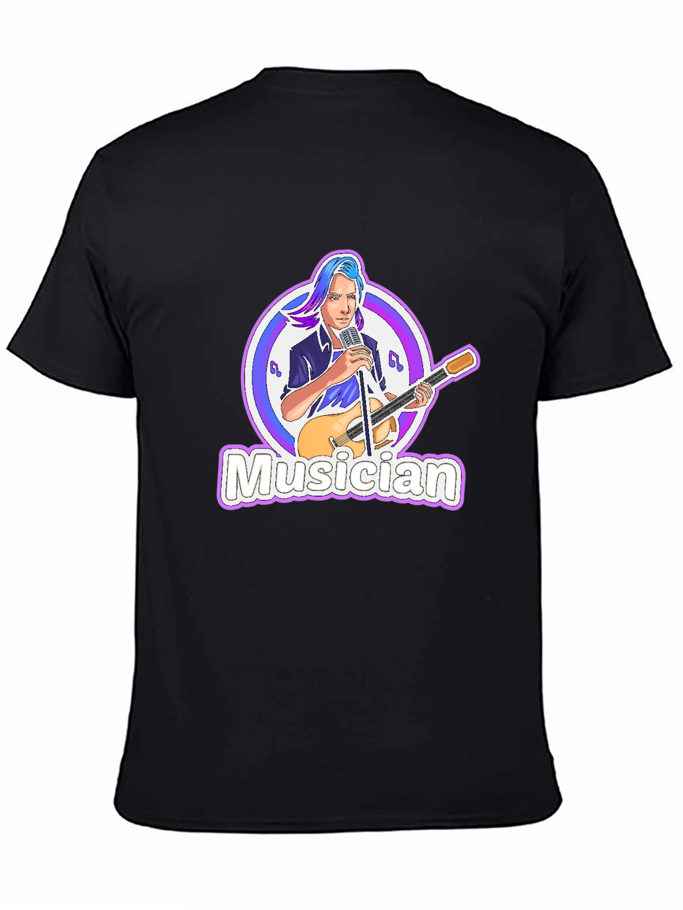 Musician Graphic T-Shirt - Cool Band Tee