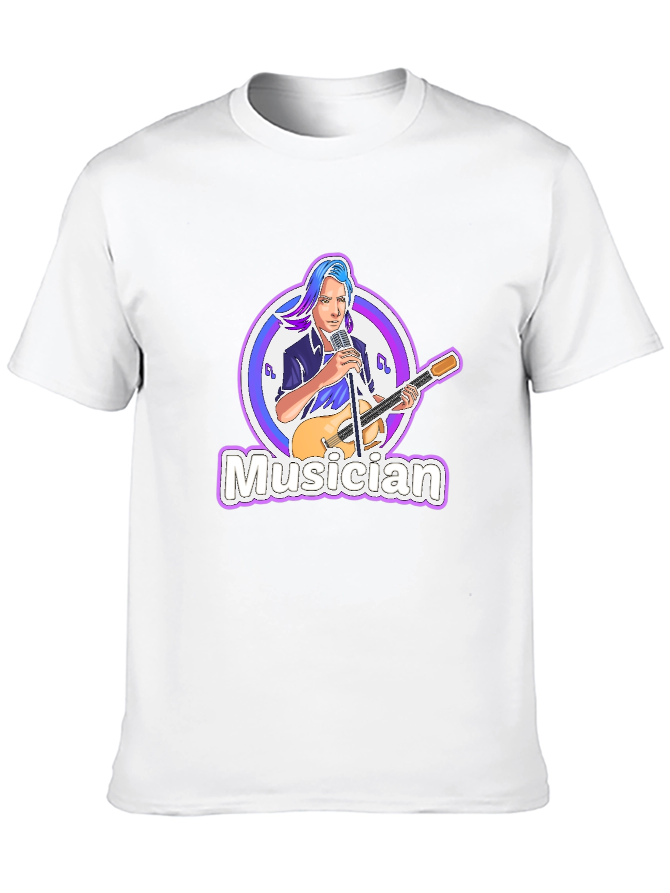 Musician Graphic T-Shirt - Cool Band Tee