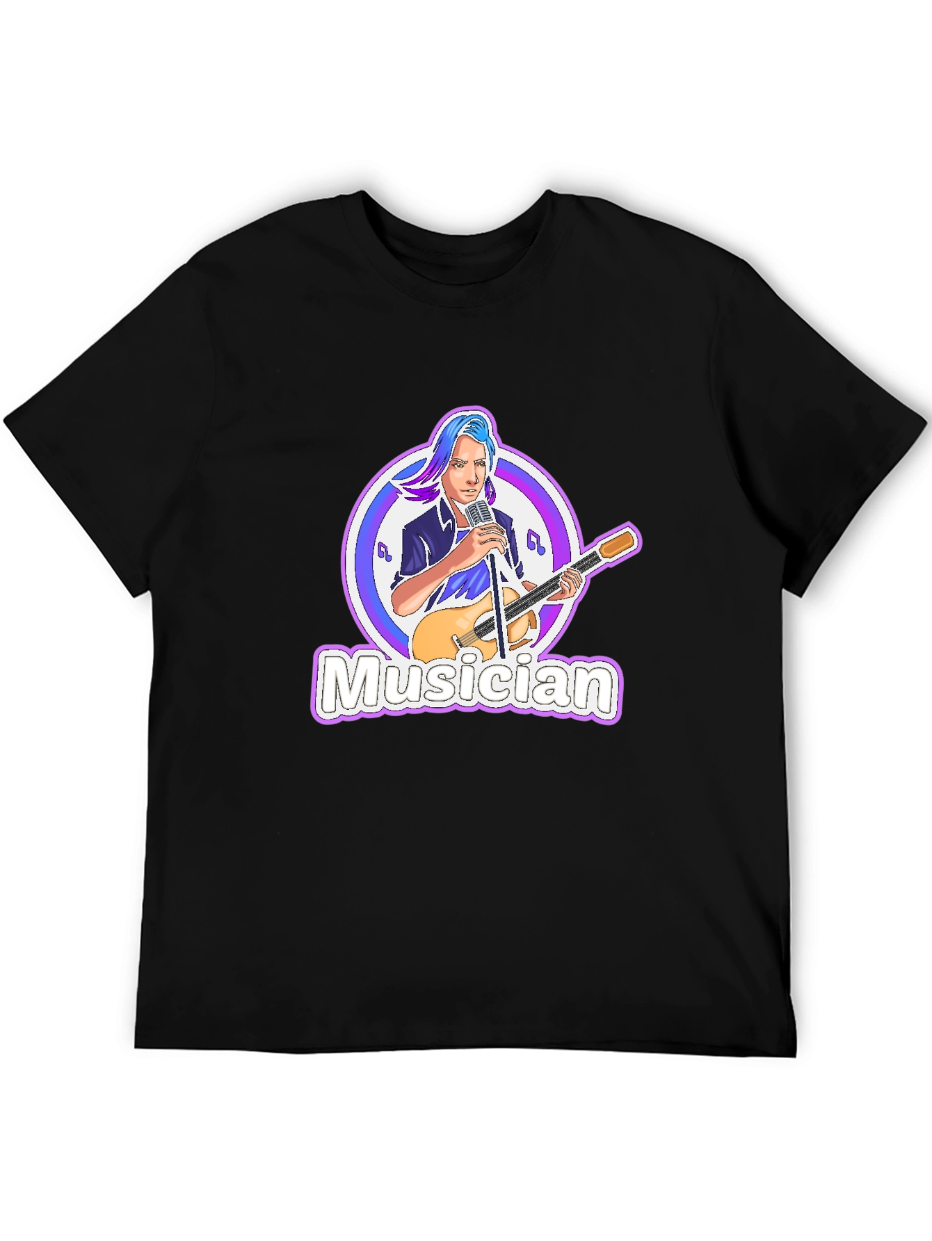 Musician Graphic T-Shirt - Cool Band Tee
