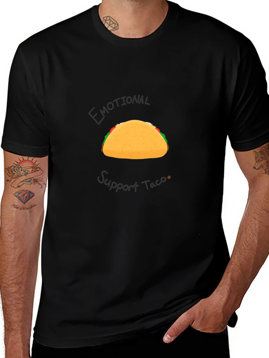 Emotional Support Taco Graphic T-Shirt