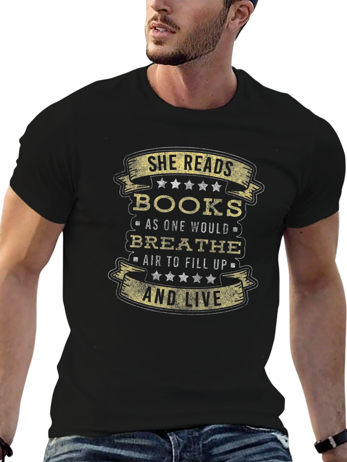 She Reads Books T-Shirt - Book Lover Tee
