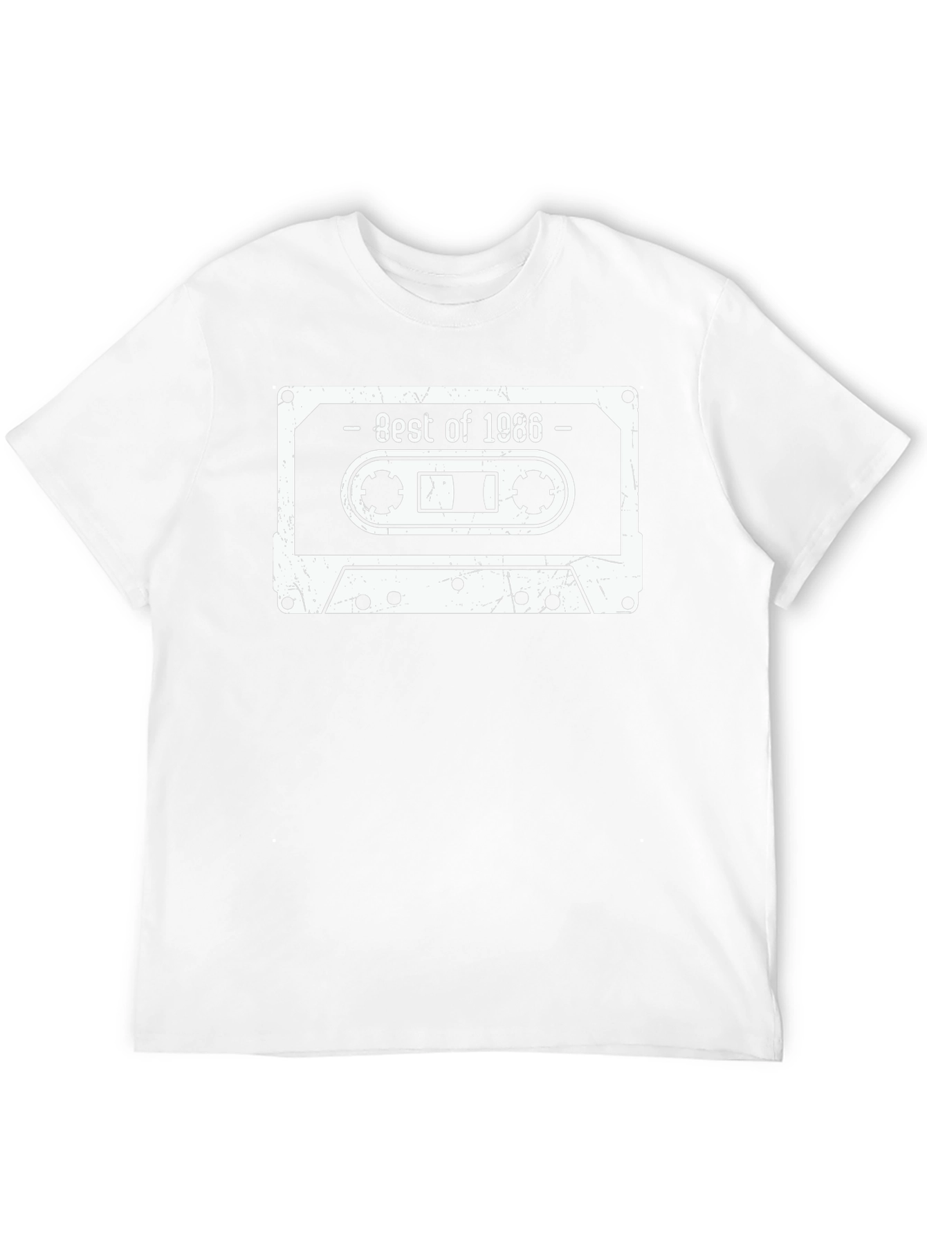 Best of 1986 Retro Cassette Tape Graphic T-Shirt
