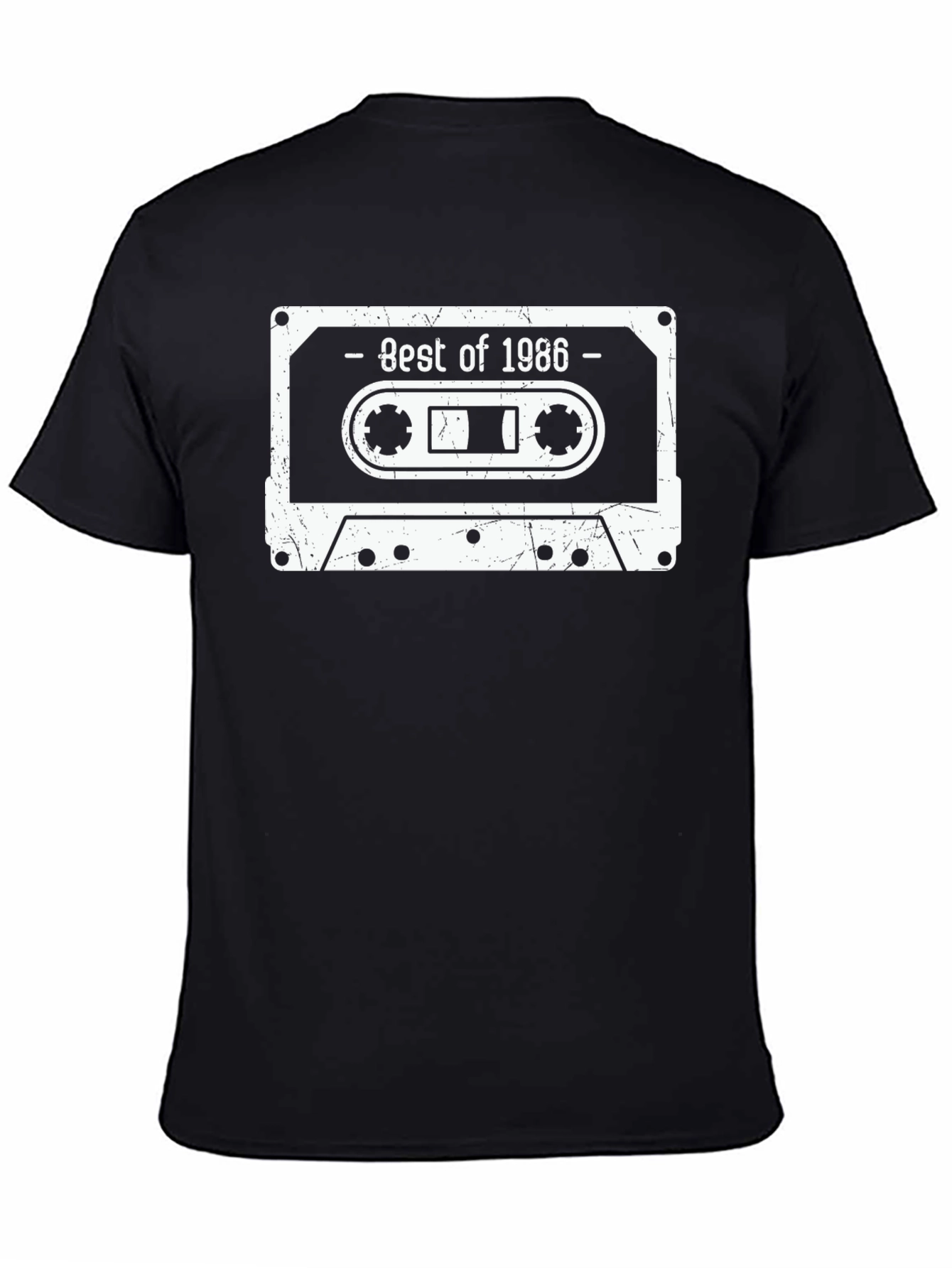 Best of 1986 Retro Cassette Tape Graphic T-Shirt