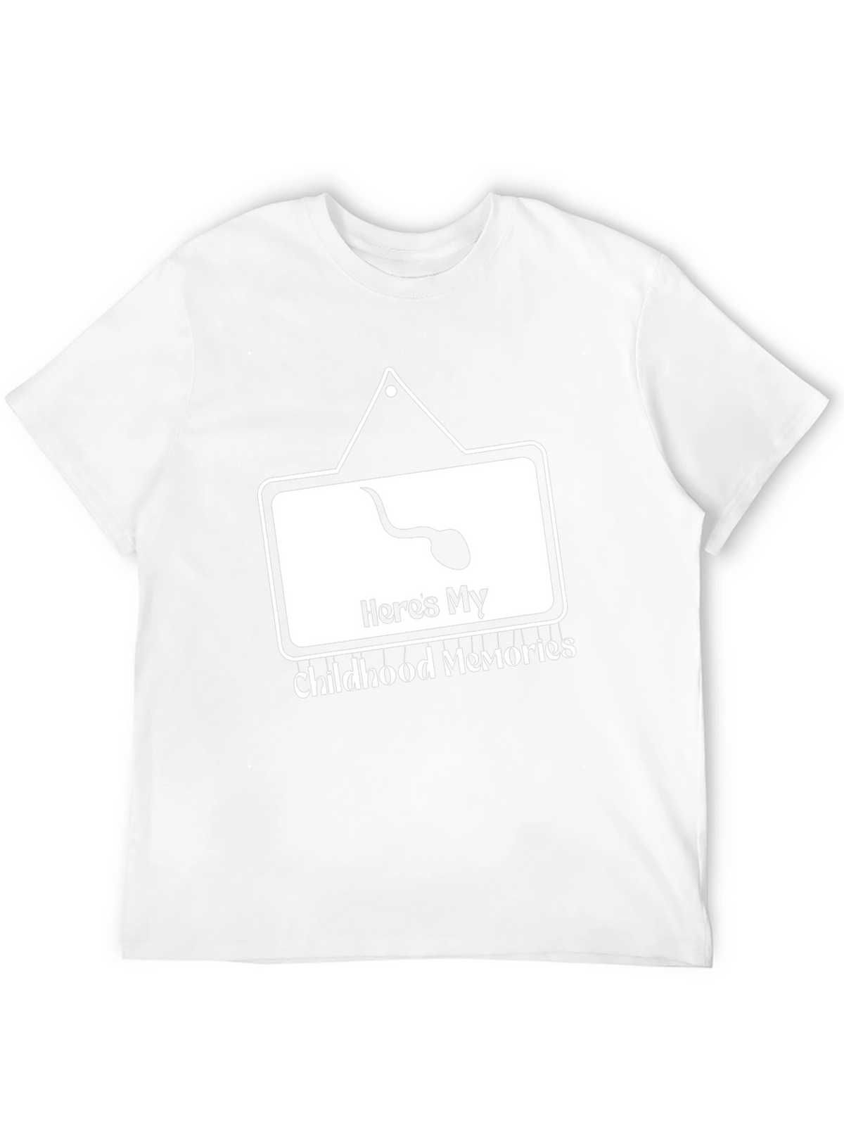 Humorous Childhood Memories Graphic T-Shirt