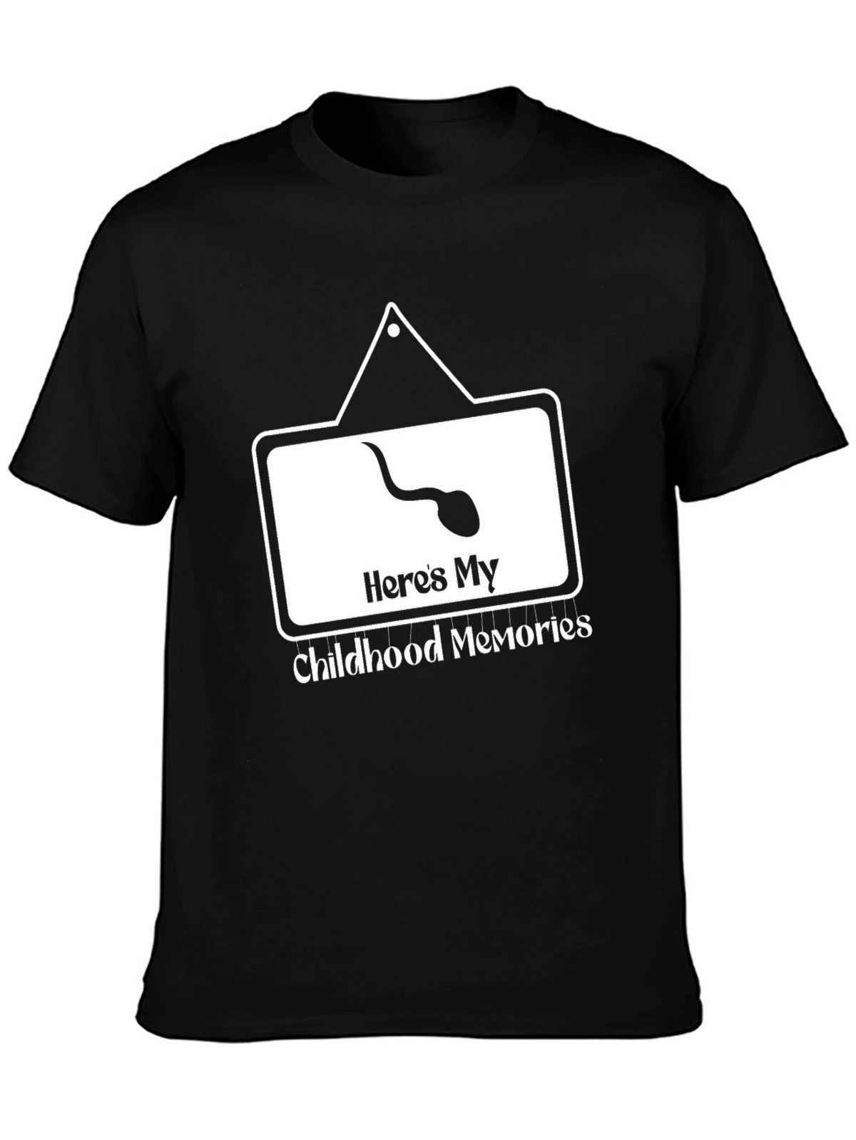 Humorous Childhood Memories Graphic T-Shirt