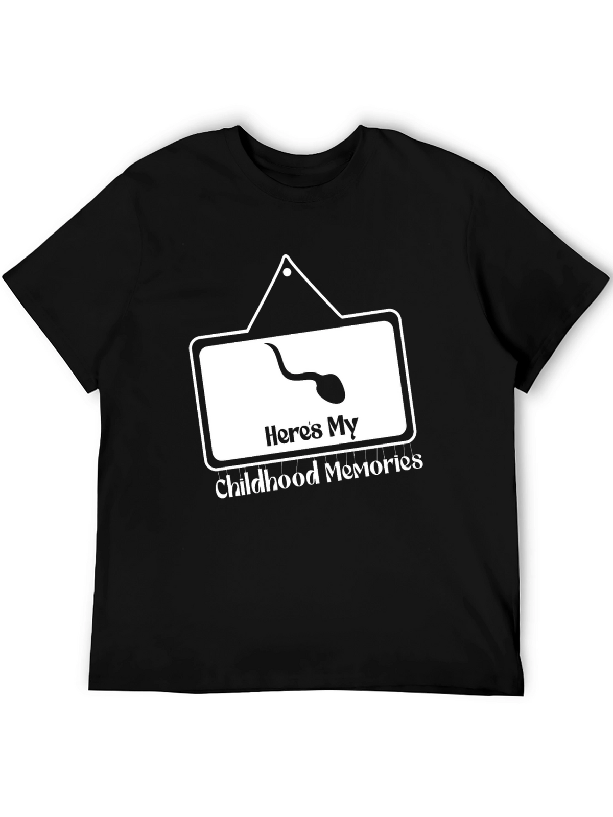 Humorous Childhood Memories Graphic T-Shirt