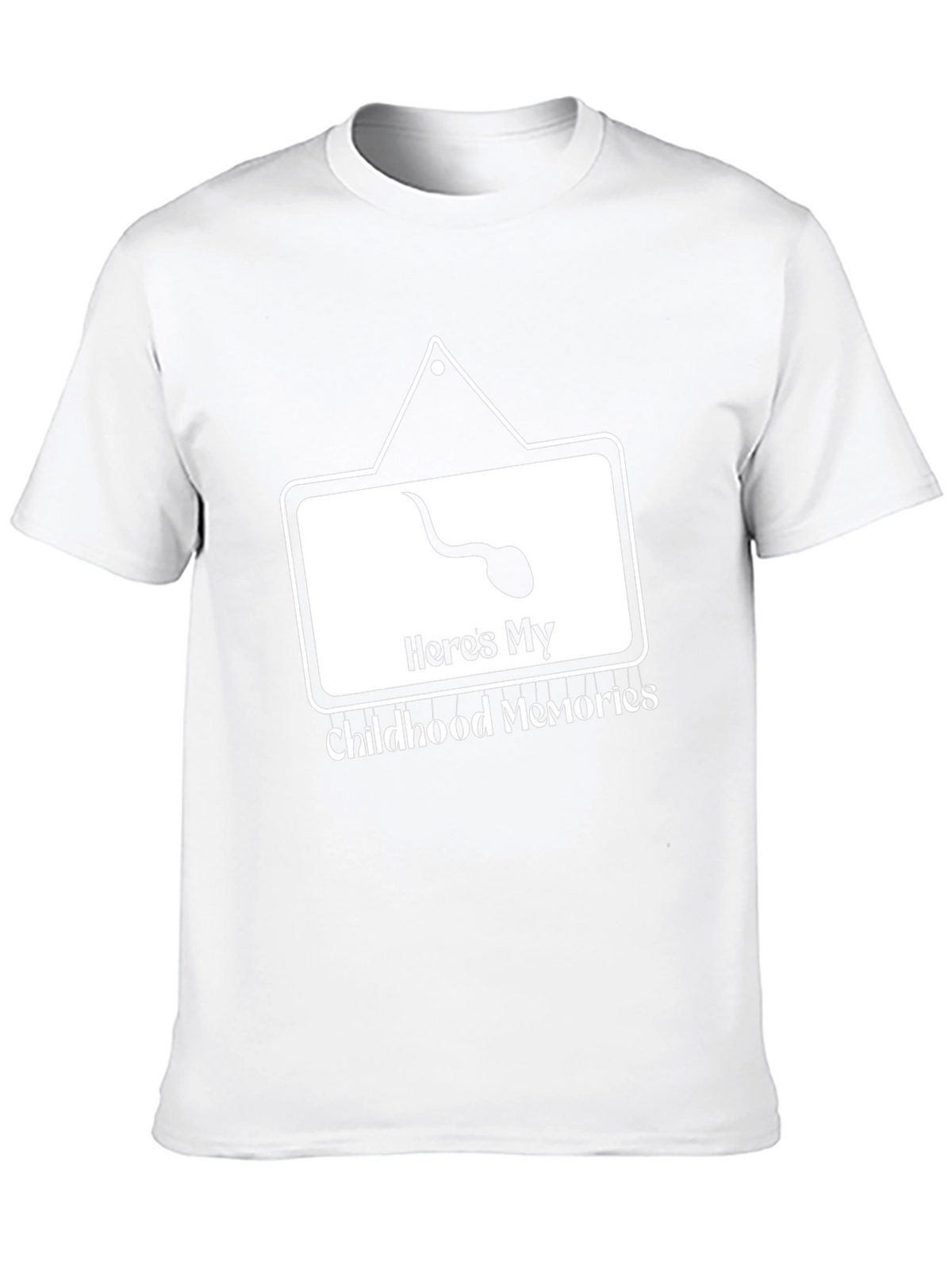 Humorous Childhood Memories Graphic T-Shirt
