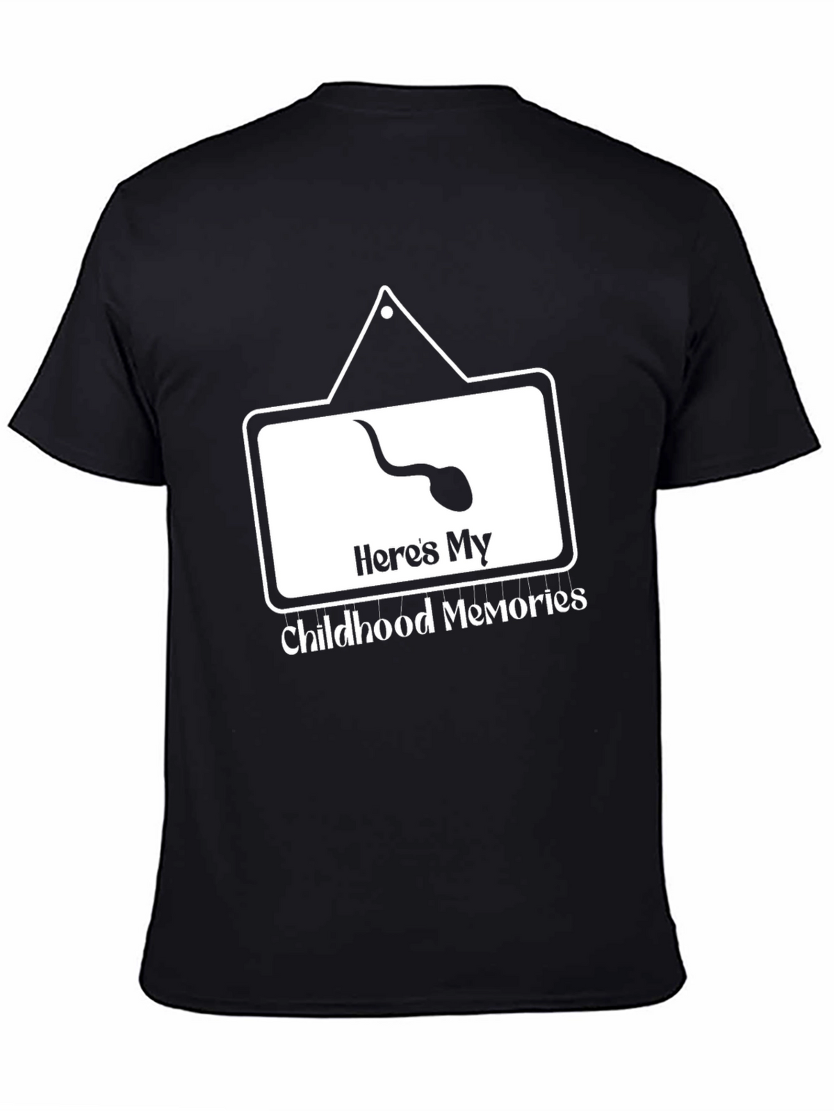 Humorous Childhood Memories Graphic T-Shirt