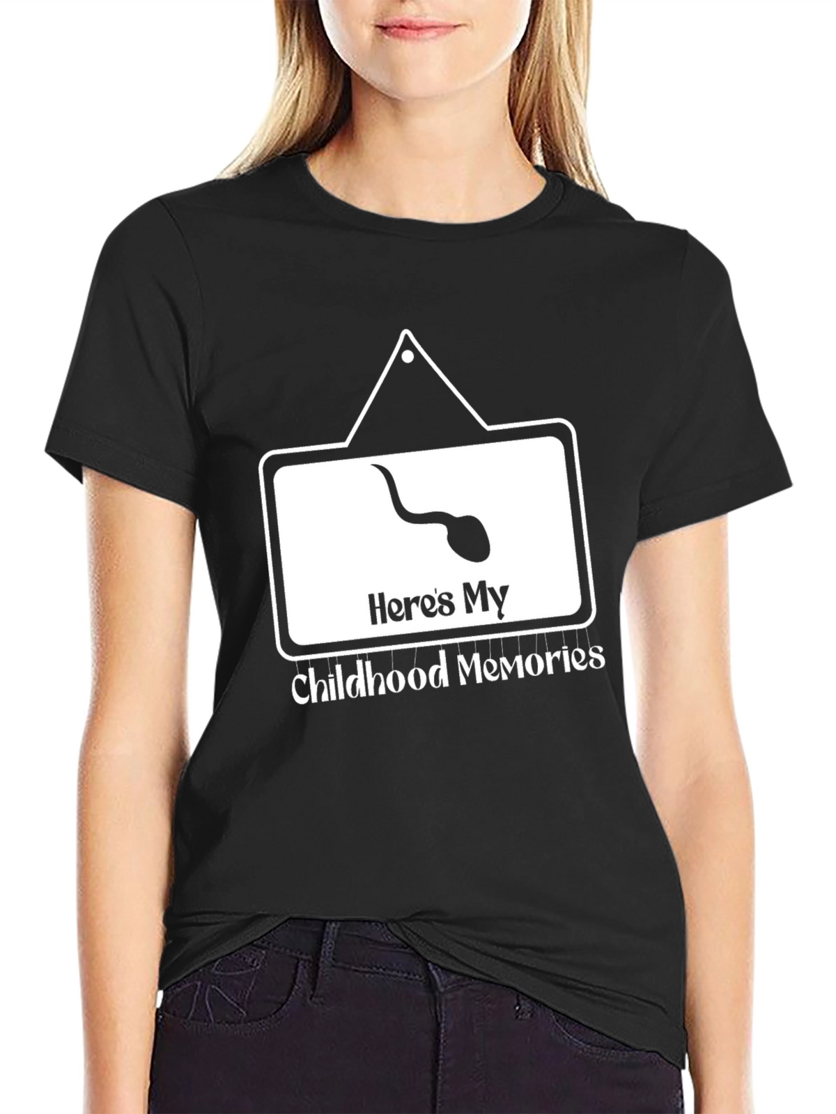 Humorous Childhood Memories Graphic T-Shirt