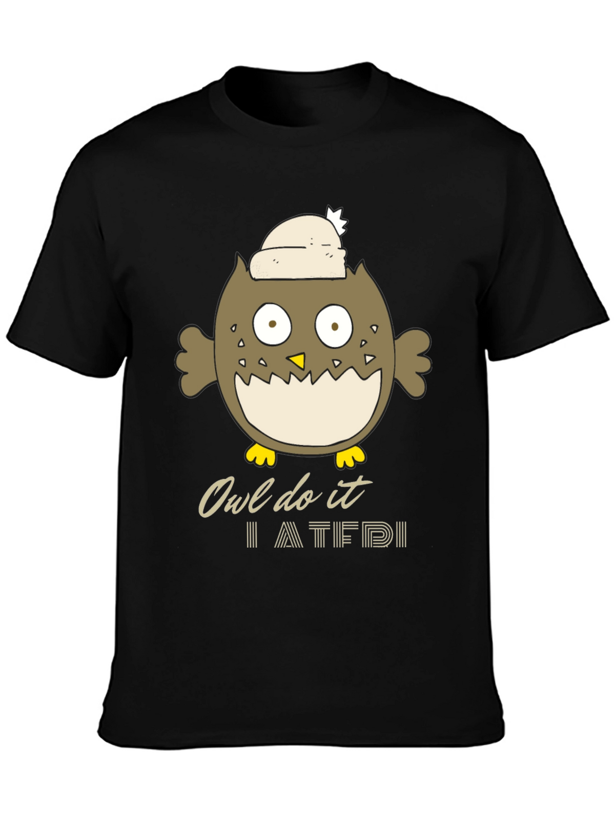 Owl Do It T-Shirt - Funny Cartoon Tee