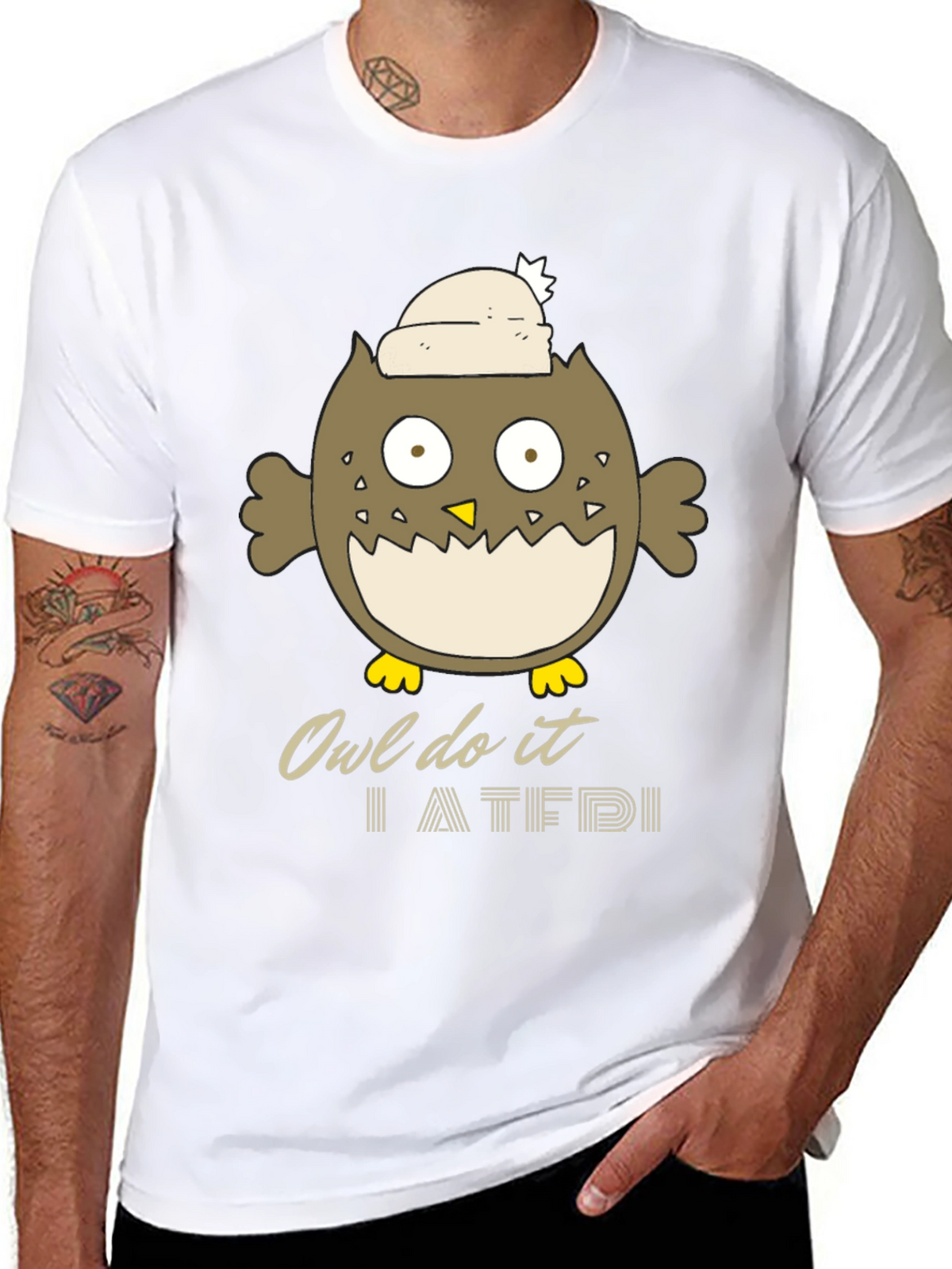 Owl Do It T-Shirt - Funny Cartoon Tee